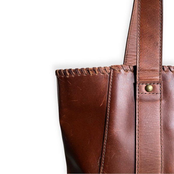 Cleo + Wolf Brown Leather Tote - Picture 5 of 10